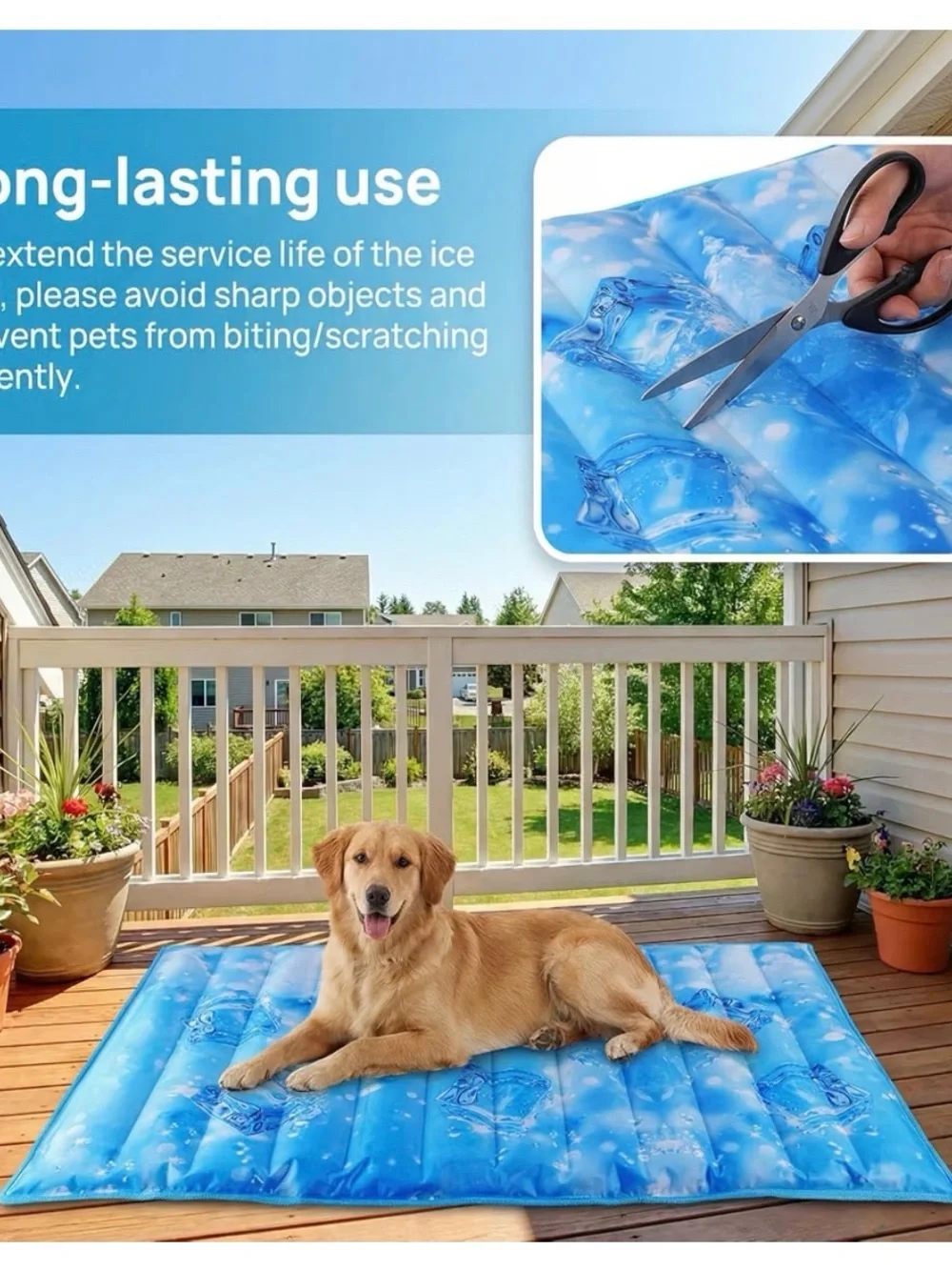 L Dog Cooling Mat